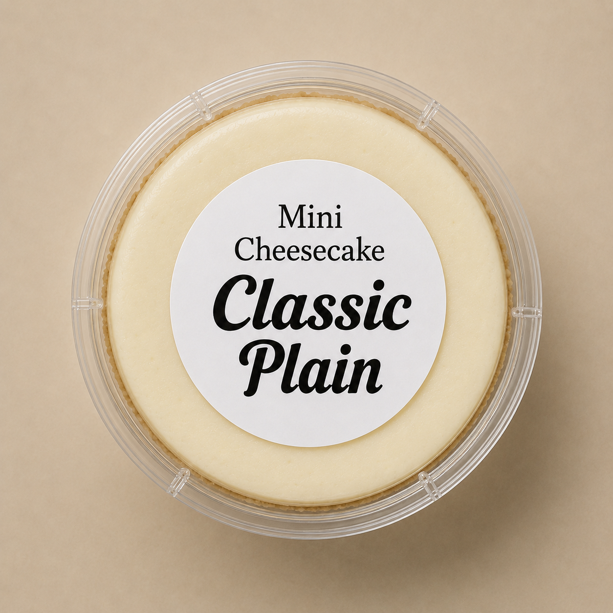 Classic Plain Cheesecake